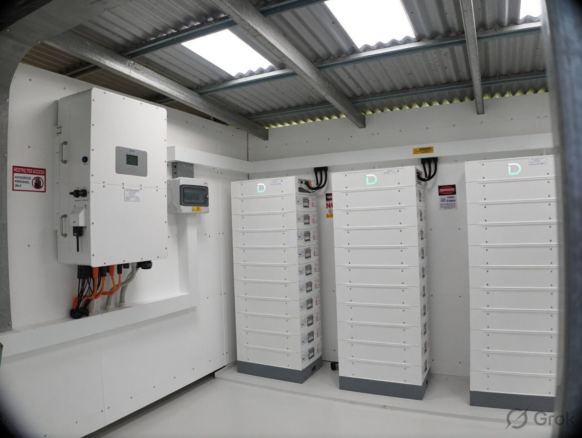 Dyness battery wall — main storage